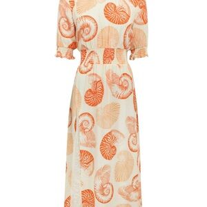 Aleela seashell maxi dress